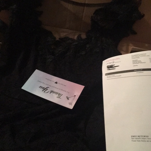 Brand new black lace gown - Picture 5 of 6